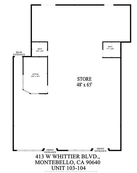 More Photos Of 413 W Whittier Blvd, Montebello General Retail For Sale