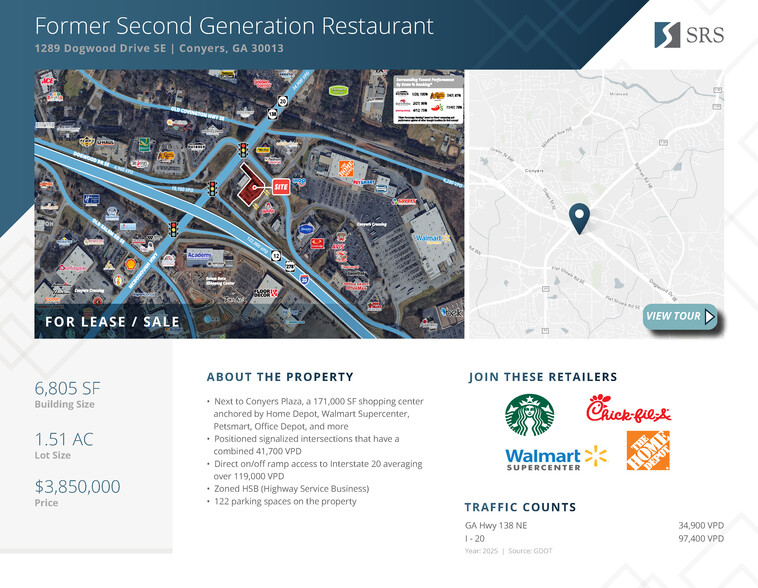 More Photos Of 1289 Dogwood Dr SE, Conyers Restaurant For Sale