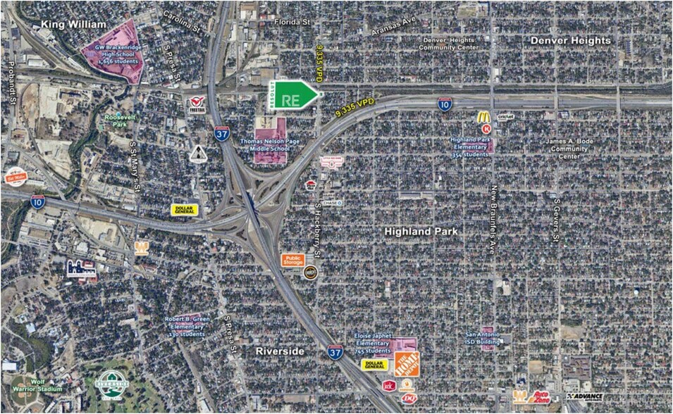 More Photos Of 1502 S Hackberry St, San Antonio Freestanding For Lease