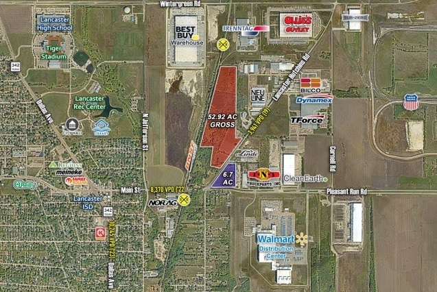 Primary Photo Of Lancaster Hutchins & Pleasant Run Rd, Lancaster Land For Sale