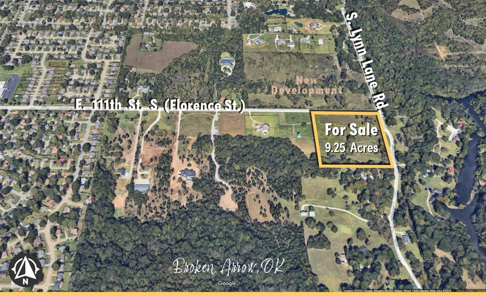 More Photos Of 111th St (Florence) & S. Lynn Lane Rd, Broken Arrow Land For Sale
