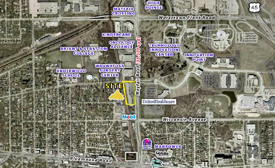 More Photos Of 801-869 N Mayfair Rd, Wauwatosa General Retail For Lease