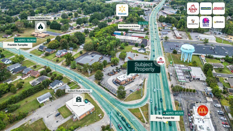 More Photos Of 1416 Piney Forest Rd, Danville General Retail For Sale