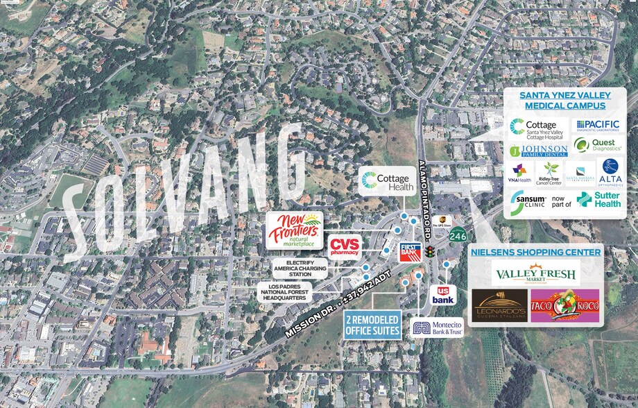 More Photos Of 595 Alamo Pintado Rd, Solvang Office For Lease