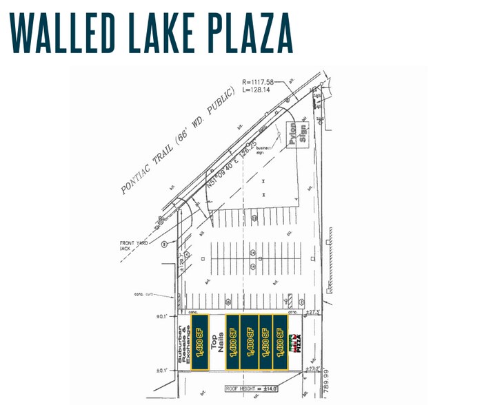 More Photos Of 1110-1126 N Pontiac Trail, Walled Lake Freestanding For Lease