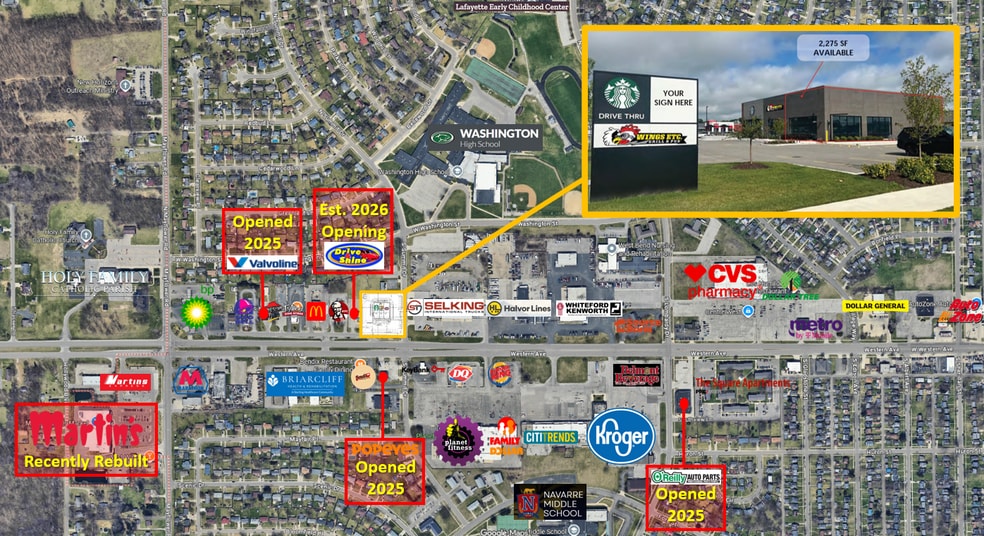 More Photos Of 4921 Western Ave, South Bend Storefront Retail Office For Lease