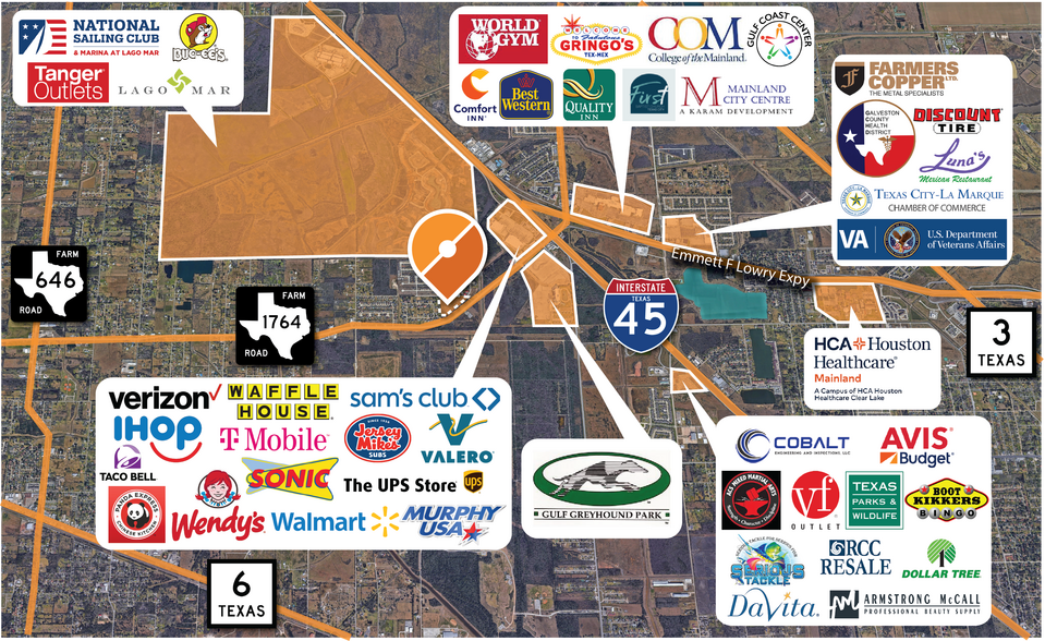 More Photos Of 100 FM 1764, La Marque Land For Sale