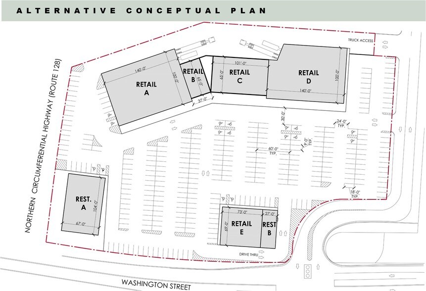 More Photos Of 399 Washington St, Woburn Land For Lease