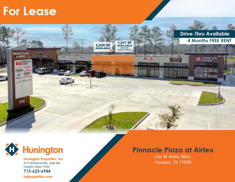 More Photos Of 535 W Airtex Dr, Houston Storefront For Lease