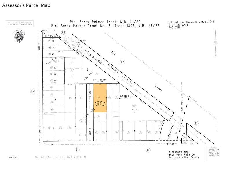 More Photos Of +/-.50 Acre Residential Zoned Land, San Bernardino Land For Sale