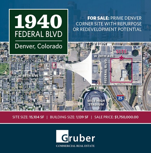 Primary Photo Of 1940 Federal Blvd, Denver Auto Repair For Sale
