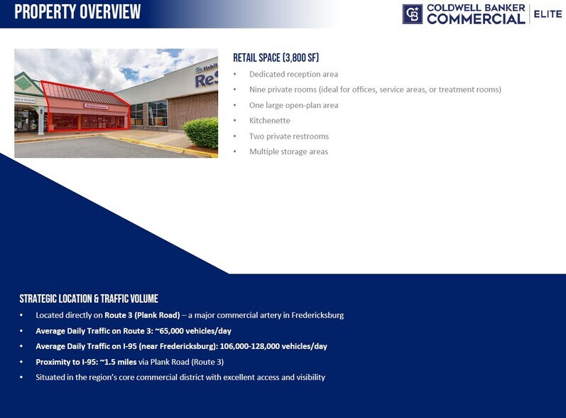 More Photos Of 2336-2380 Plank Rd, Fredericksburg General Retail For Lease