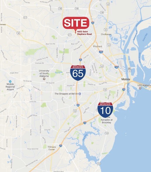 More Photos Of 4602 St. Stephens Rd, Mobile Bank For Sale