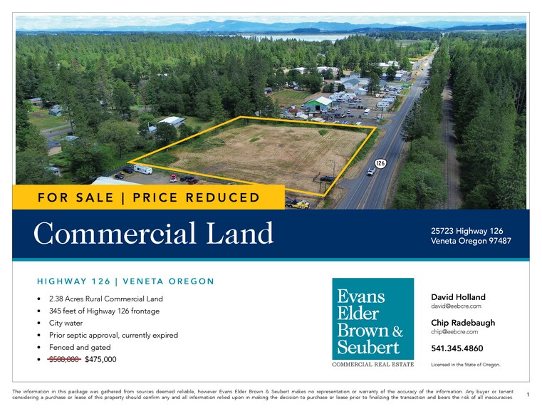 More Photos Of 25723 Highway 126, Veneta Land For Sale