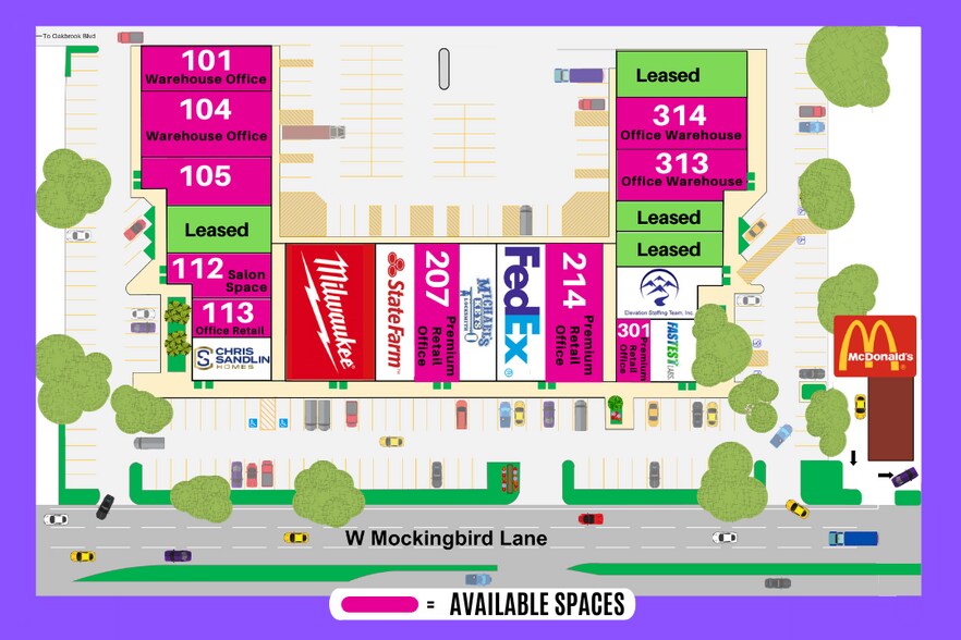 More Photos Of 1625 W Mockingbird Ln, Dallas Storefront Retail Office For Lease
