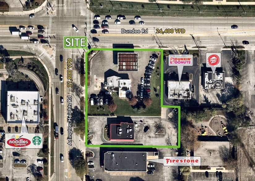 Primary Photo Of SEC Dundee Rd & Arlington Heights Rd, Arlington Heights Land For Lease