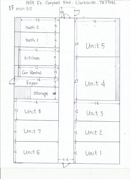 More Photos Of 1959 Fort Campbell Blvd, Clarksville Freestanding For Sale