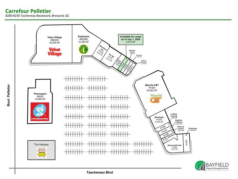 More Photos Of 8200-8230 Boul Taschereau, Brossard Storefront For Lease