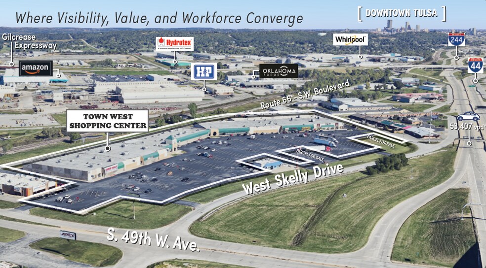 More Photos Of 5610-5648 W Skelly Dr, Tulsa Unknown For Lease