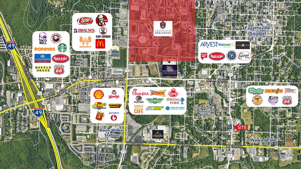 More Photos Of 1221 S School Ave, Fayetteville Storefront For Lease