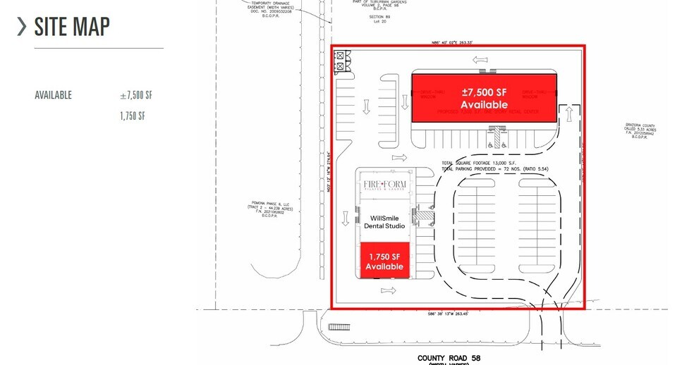 More Photos Of NWQ of CR-58 & Croix Pkwy, Manvel Storefront For Lease