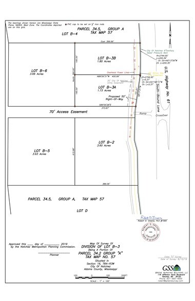 Primary Photo Of 000B-3B Highway 61, Natchez Land For Sale