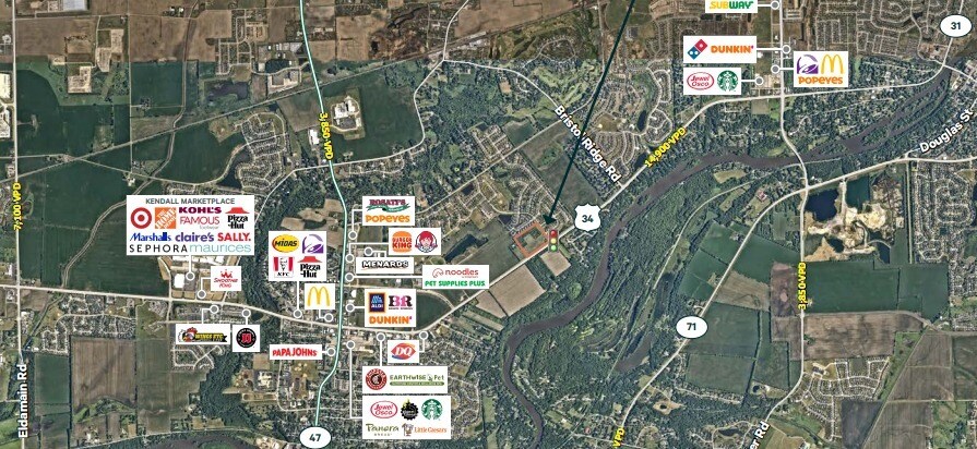 Primary Photo Of NWC Of Rt. 34 And Autumn Creek Blvd, Yorkville Land For Sale