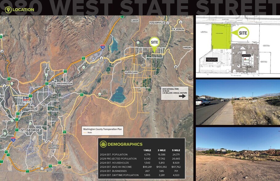 More Photos Of 980 W State St, Hurricane Land For Lease