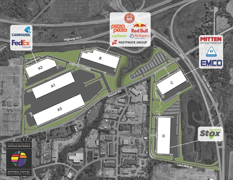 More Photos Of Russell Rd-Building E1, Ottawa Unknown For Lease