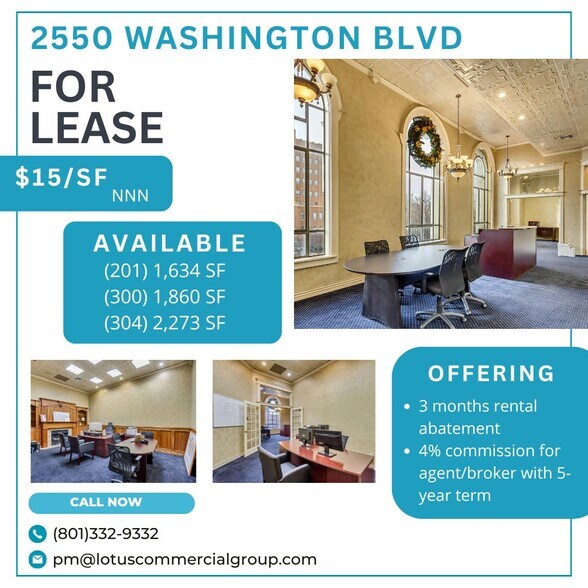 More Photos Of 2550 Washington Blvd, Ogden Office For Lease