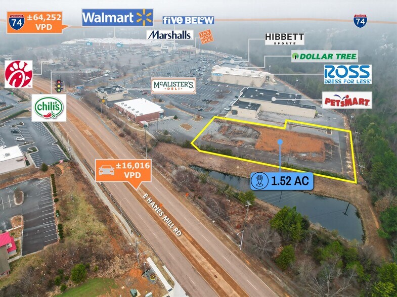 Primary Photo Of 3320 E Hanes Mill Rd, Winston-Salem Land For Sale