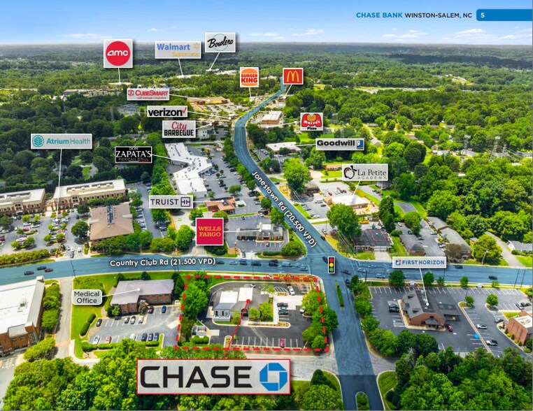 More Photos Of 4625 Country Club Rd, Winston-Salem Bank For Sale