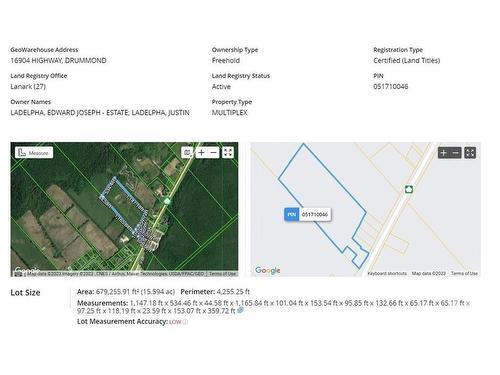 More Photos Of 16904-18 Highway 7, Perth Land For Sale