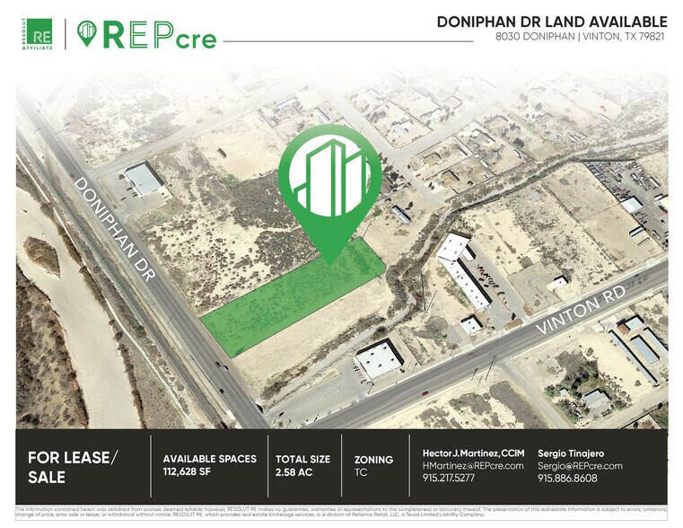 Primary Photo Of 8030 Doniphan Dr, Vinton Land For Sale