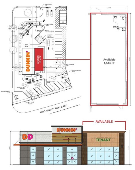 More Photos Of 514 Broadway Ave E, Mattoon Freestanding For Lease