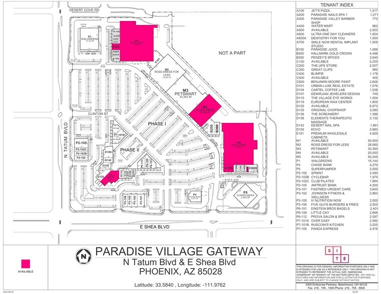 More Photos Of 10805-10855 N Tatum Blvd, Phoenix General Retail For Lease