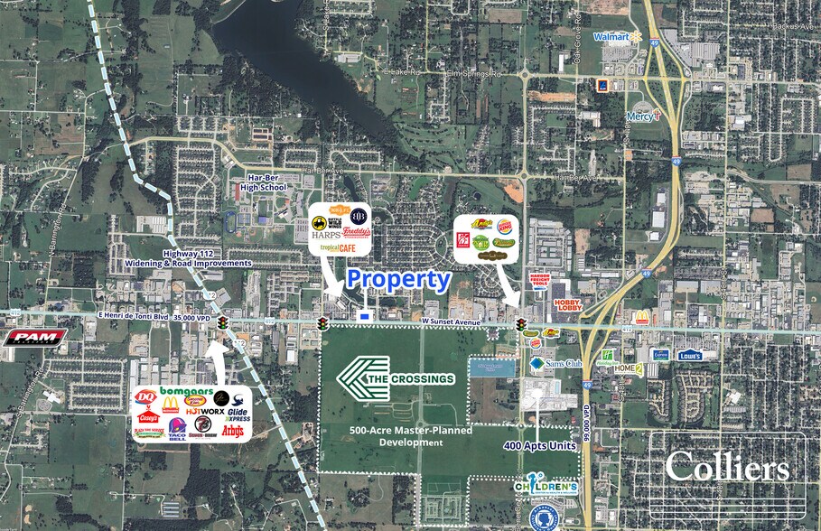 More Photos Of 1210 J.T.L Parkway, Springdale Restaurant For Lease