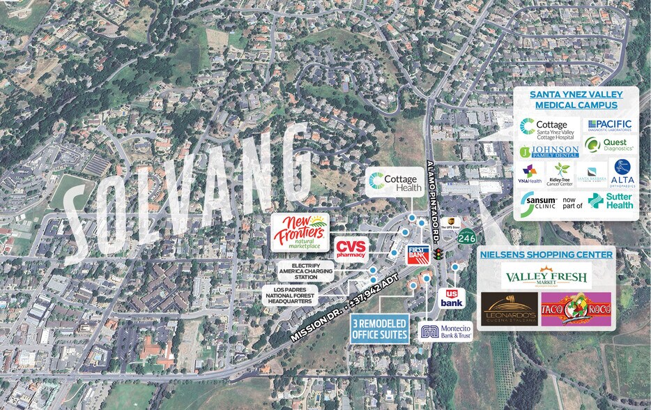 More Photos Of 595 Alamo Pintado Rd, Solvang Office For Lease
