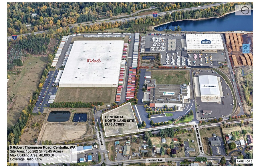 Primary Photo Of 0 Robert Thompson Rd, Centralia Land For Sale