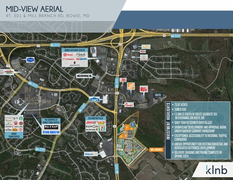 More Photos Of US 301 & Mill Branch, Bowie Unknown For Lease