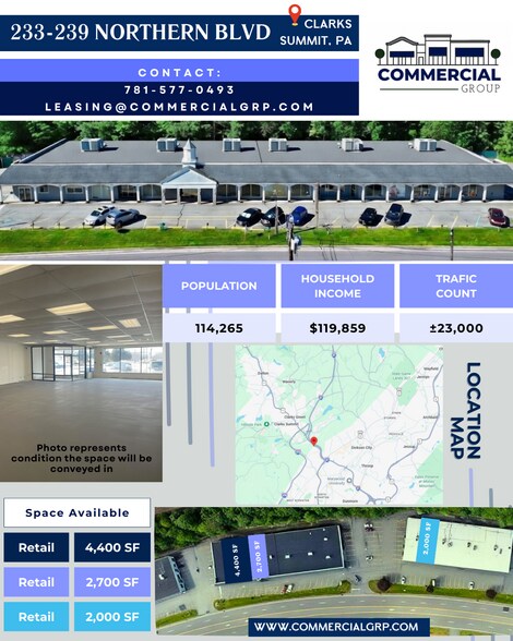 More Photos Of 239 Northern Blvd, Clarks Summit Medical For Lease