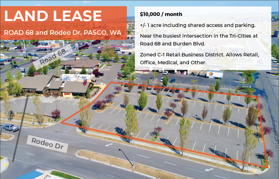 Primary Photo Of Road 68 @ Rodeo Drive, Pasco Land For Lease