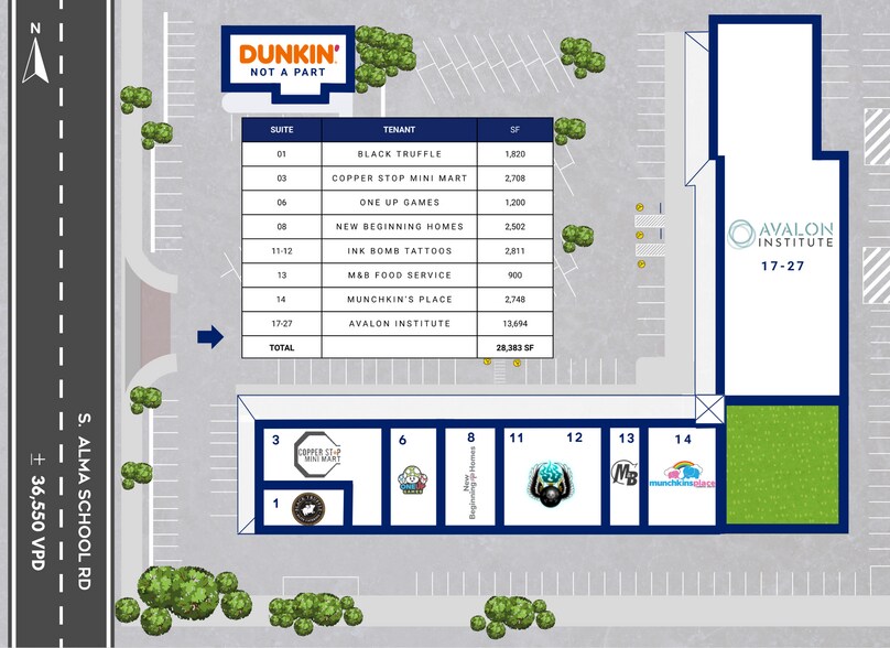 More Photos Of 2111 S Alma School Rd, Mesa General Retail For Sale