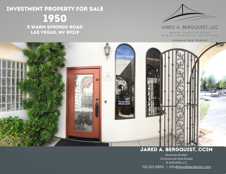 Primary Photo Of 1950 E Warm Springs Rd, Las Vegas Medical For Sale
