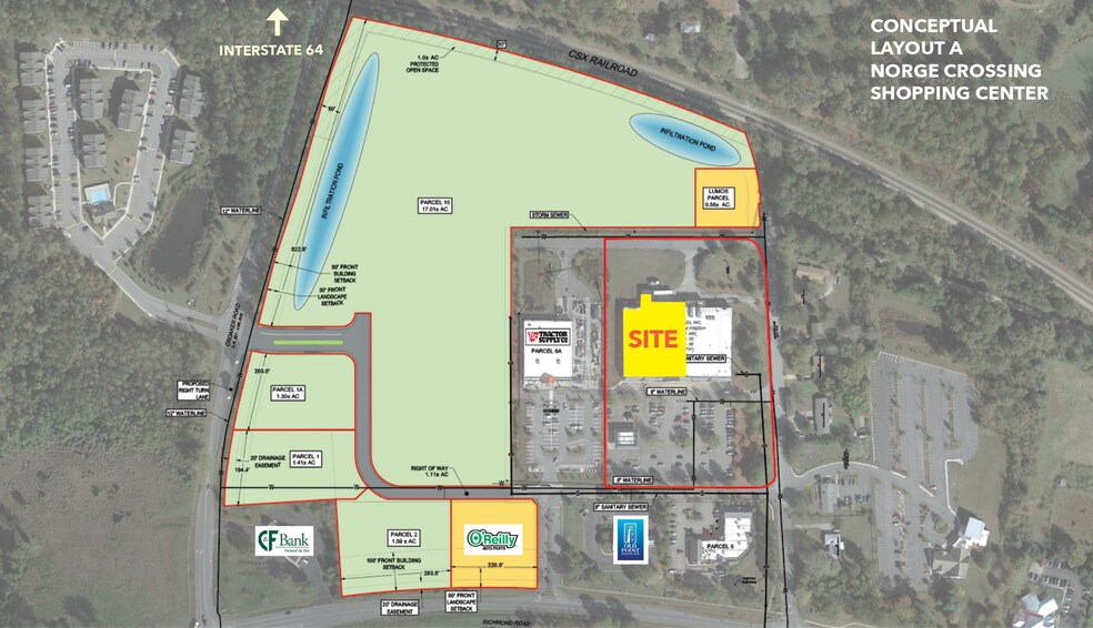 More Photos Of 115 Norge Ln, Williamsburg Freestanding For Lease