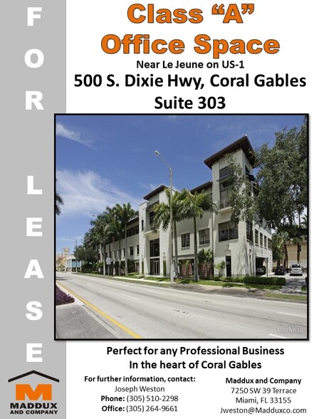 Primary Photo Of 500 S Dixie Hwy, Coral Gables Office For Lease