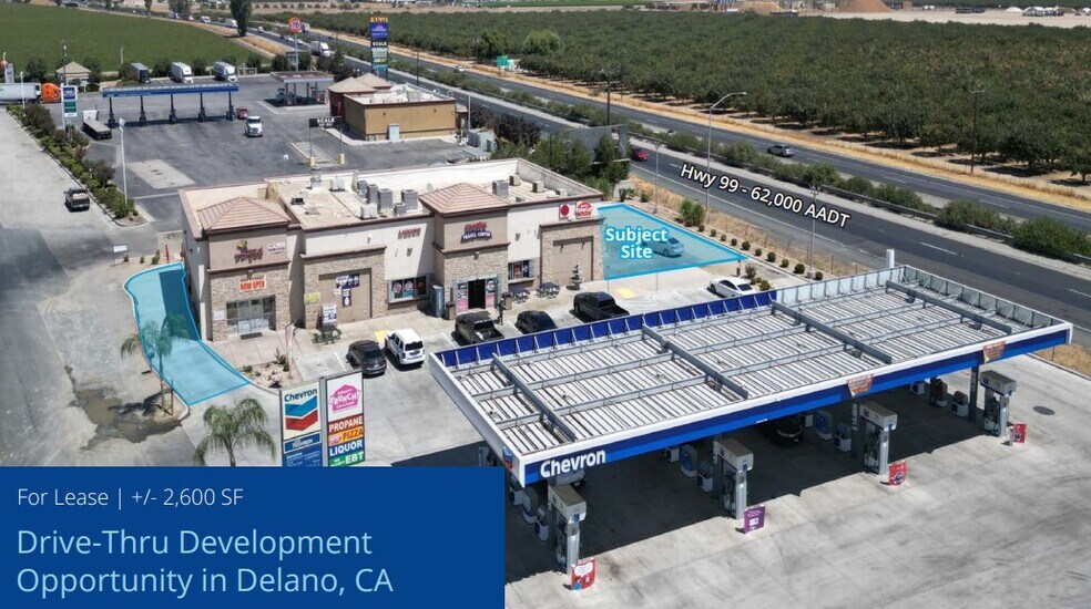 Primary Photo Of 1640 Highway 99, Delano Service Station For Lease