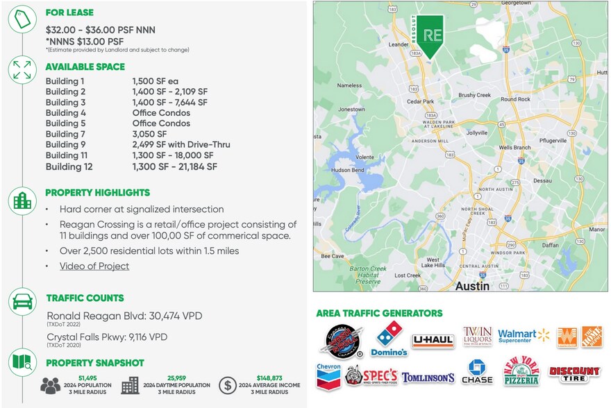 More Photos Of 15101 Ronald Reagan Blvd, Leander, TX 78641, Unite, Leander Unknown For Lease