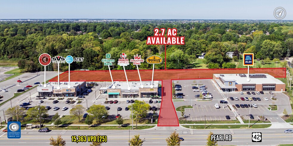 Primary Photo Of 6850 Pearl Rd, Middleburg Heights Land For Sale