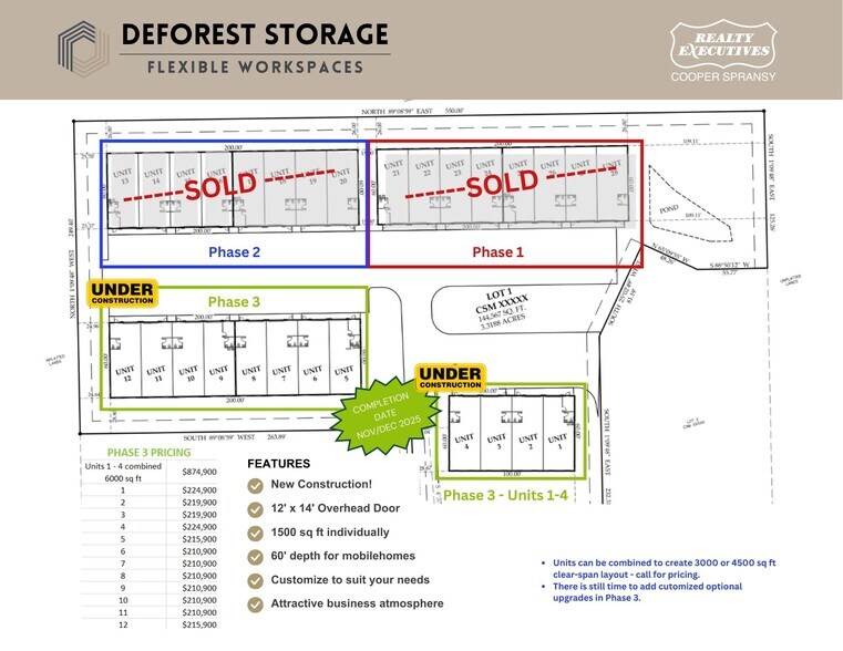 More Photos Of 7645 Grinde Rd, Deforest Self Storage For Sale